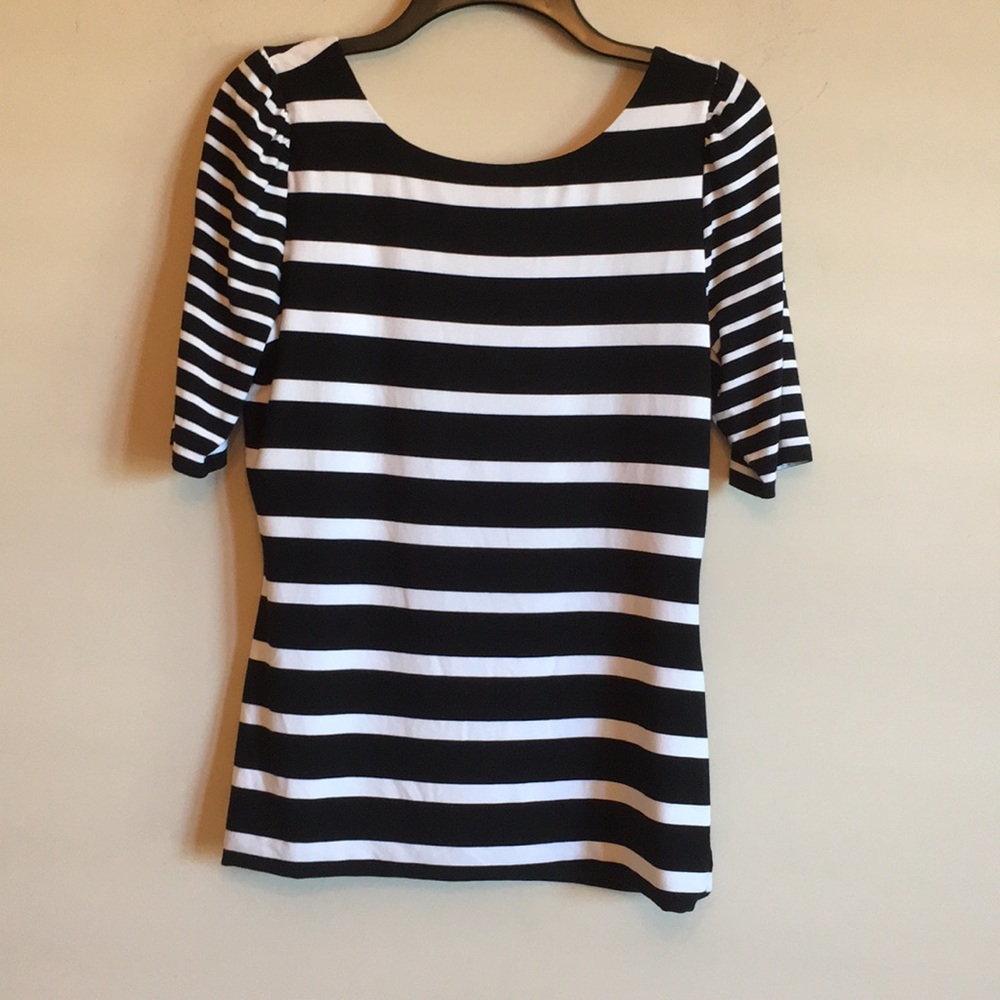White House Black Market Striped Top